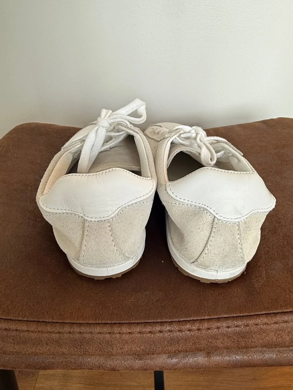 Dolce Vita  Lace-Up Sneakers in Light Gray Suede - Picture 5 of 9